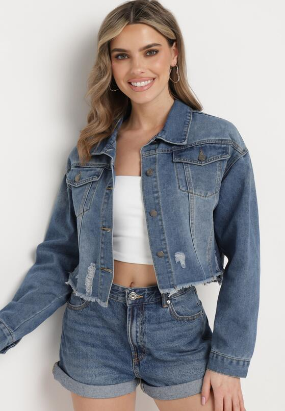 Осенний многослойный образ с джинсовкой